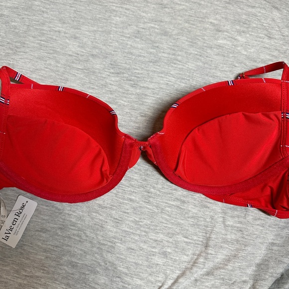 La Vie en Rose Aqua Bikini Top - Picture 7 of 7